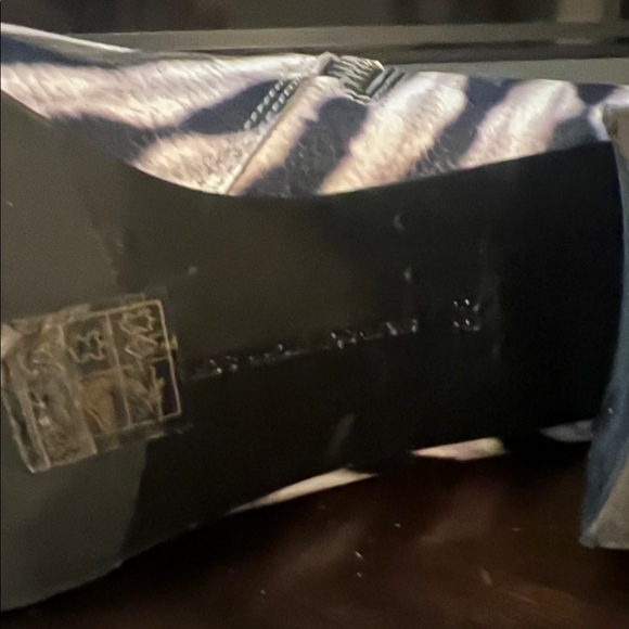 Sigerson Morrison Zebra Pattern Ankle Boots 38 - Picture 8 of 10